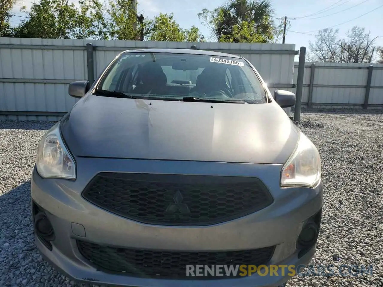 5 fotografías del automóvil dañado ML32F3FJ7LHF10754 MITSUBISHI MIRAGE 2020