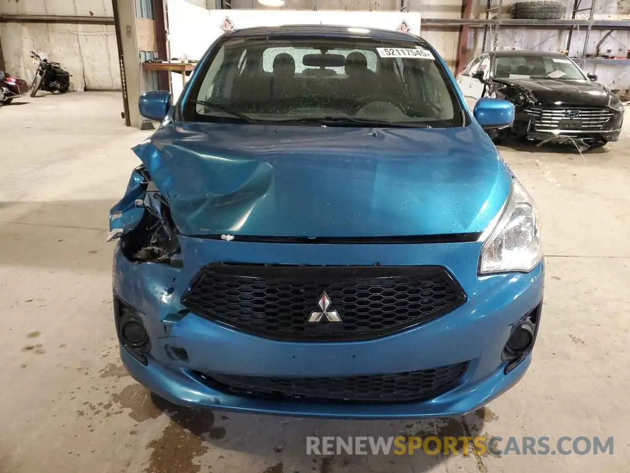 5 fotografías del automóvil dañado ML32F3FJ8LHF01075 MITSUBISHI MIRAGE 2020