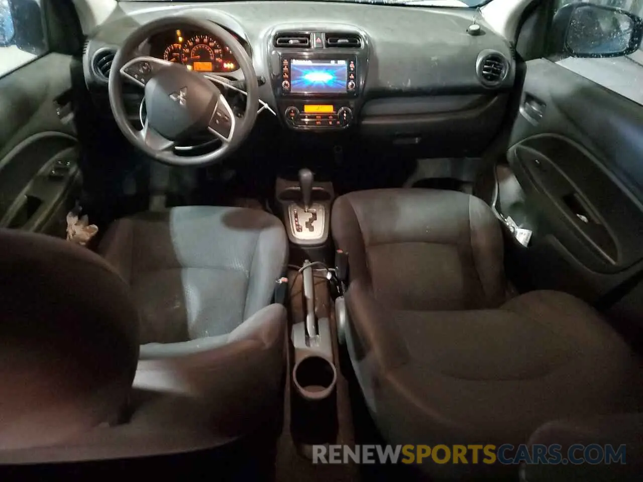 8 fotografías del automóvil dañado ML32F3FJ8LHF01075 MITSUBISHI MIRAGE 2020