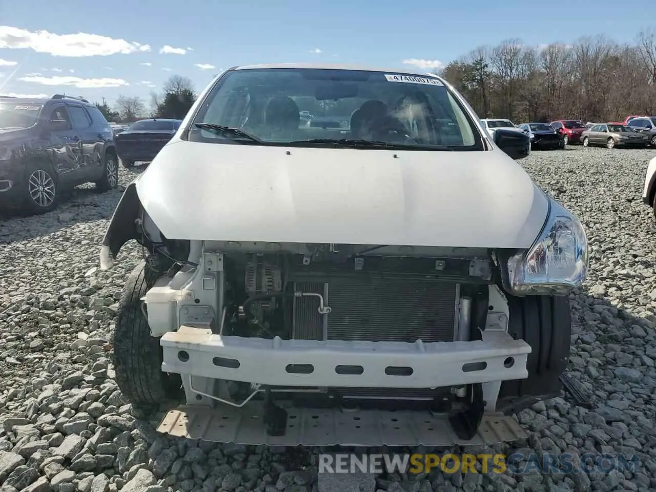 5 fotografías del automóvil dañado ML32F4FJ1LHF04440 MITSUBISHI MIRAGE 2020