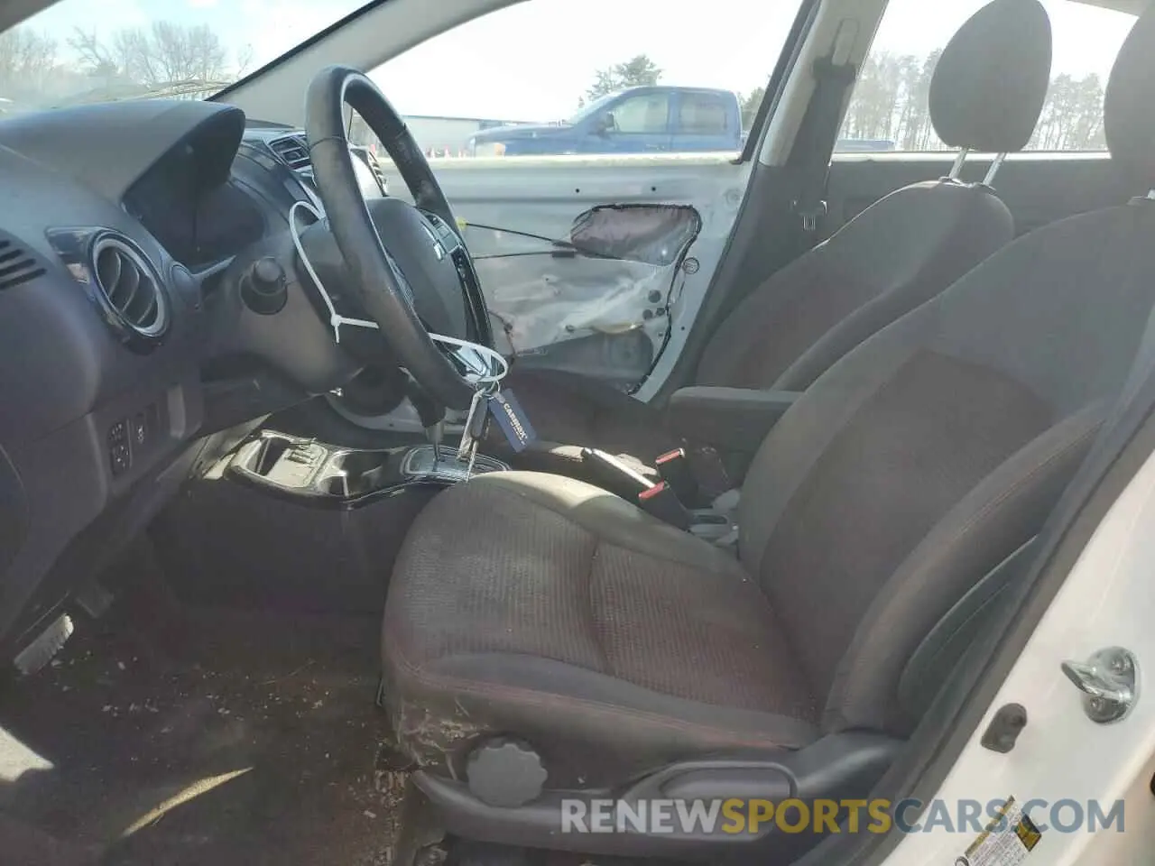7 fotografías del automóvil dañado ML32F4FJ1LHF04440 MITSUBISHI MIRAGE 2020