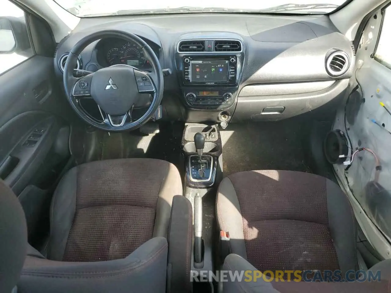 8 fotografías del automóvil dañado ML32F4FJ1LHF04440 MITSUBISHI MIRAGE 2020