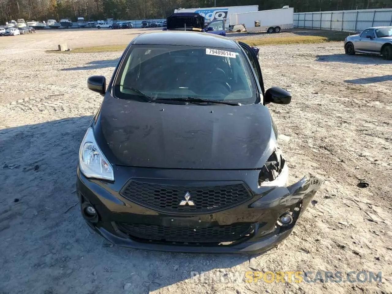 5 fotografías del automóvil dañado ML32F4FJ2LHF00381 MITSUBISHI MIRAGE 2020