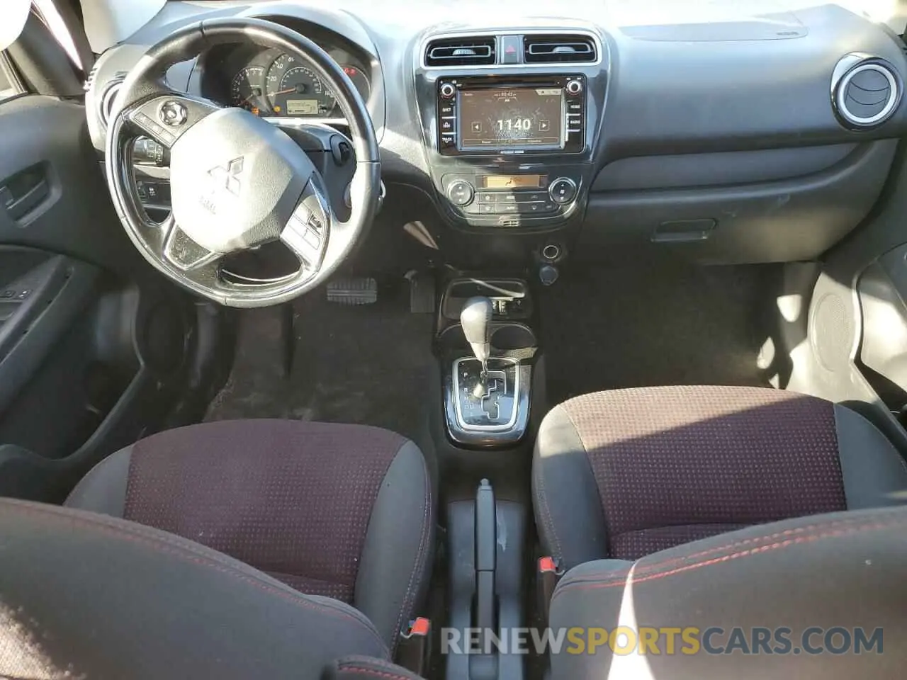 8 fotografías del automóvil dañado ML32F4FJ2LHF00381 MITSUBISHI MIRAGE 2020