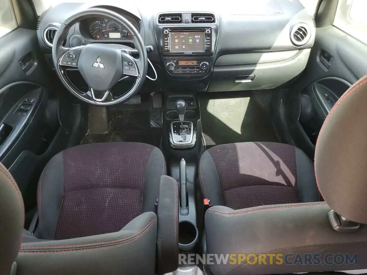 8 fotografías del automóvil dañado ML32F4FJ6LHF09326 MITSUBISHI MIRAGE 2020