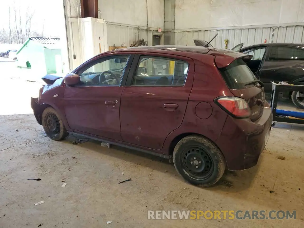 2 fotografías del automóvil dañado ML32AUHJ0MH001265 MITSUBISHI MIRAGE 2021