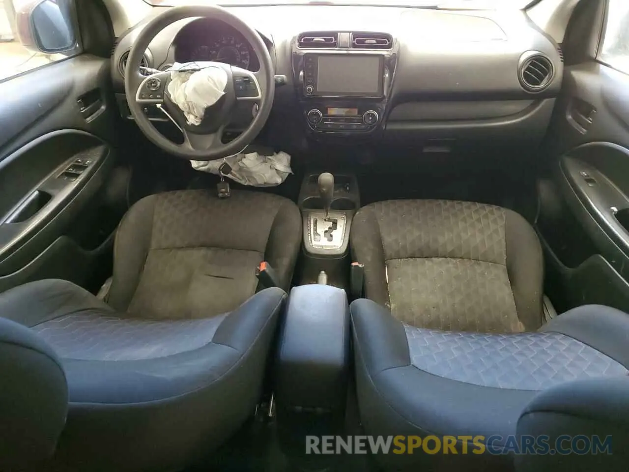 8 fotografías del automóvil dañado ML32AUHJ0MH001265 MITSUBISHI MIRAGE 2021