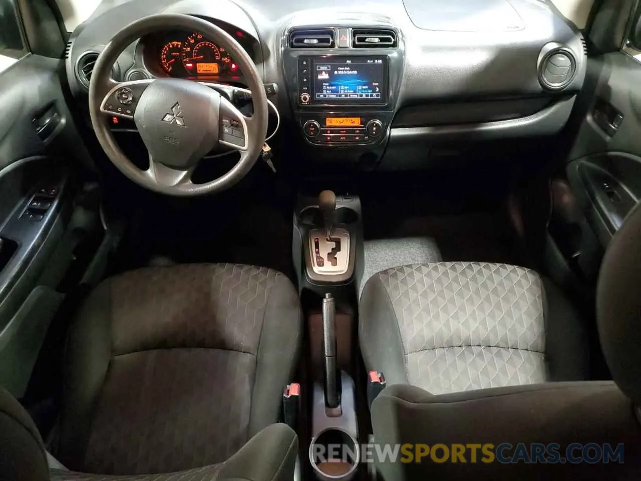8 fotografías del automóvil dañado ML32AUHJ0MH009088 MITSUBISHI MIRAGE 2021