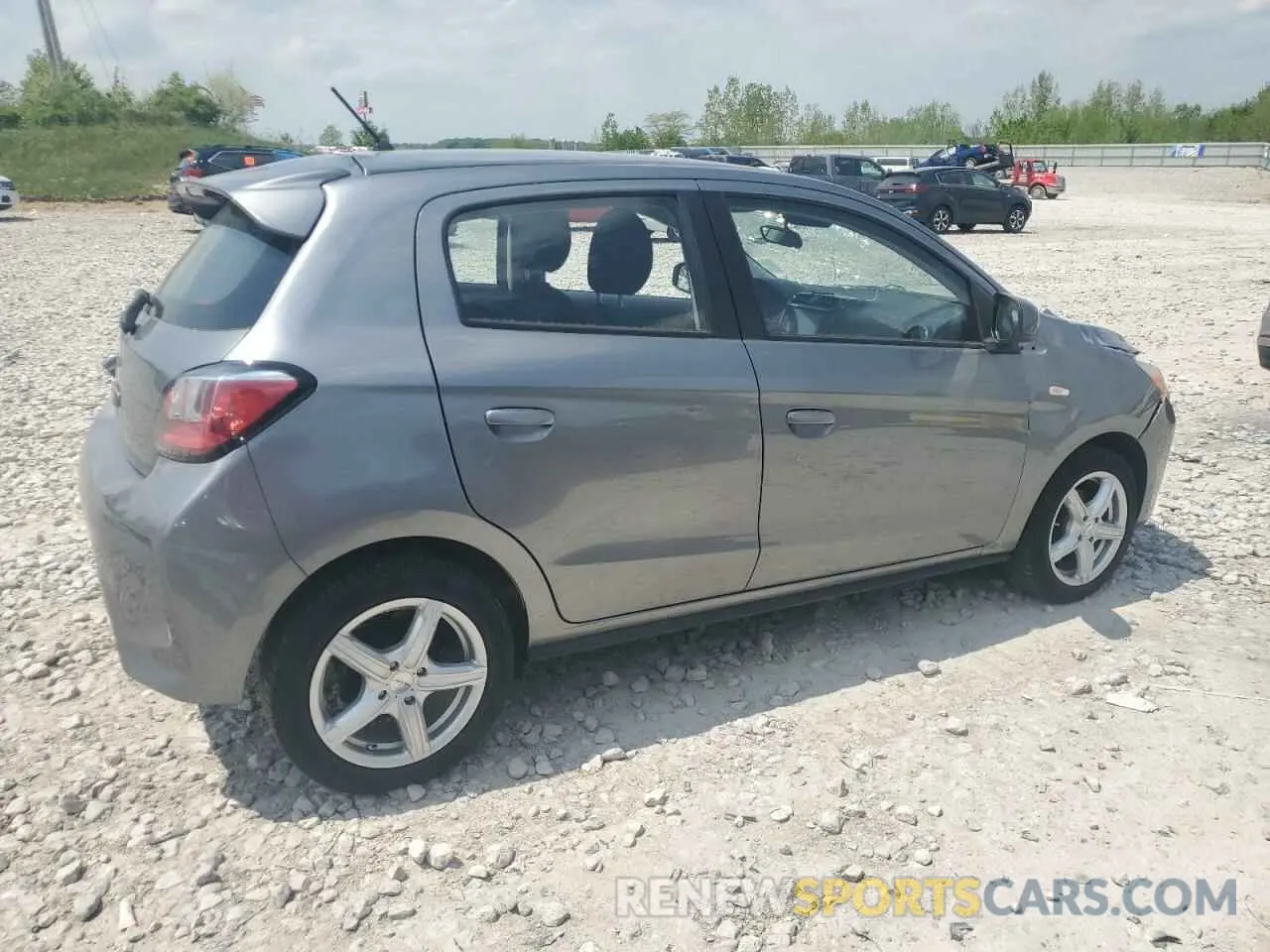 3 fotografías del automóvil dañado ML32AUHJ0MH011598 MITSUBISHI MIRAGE 2021