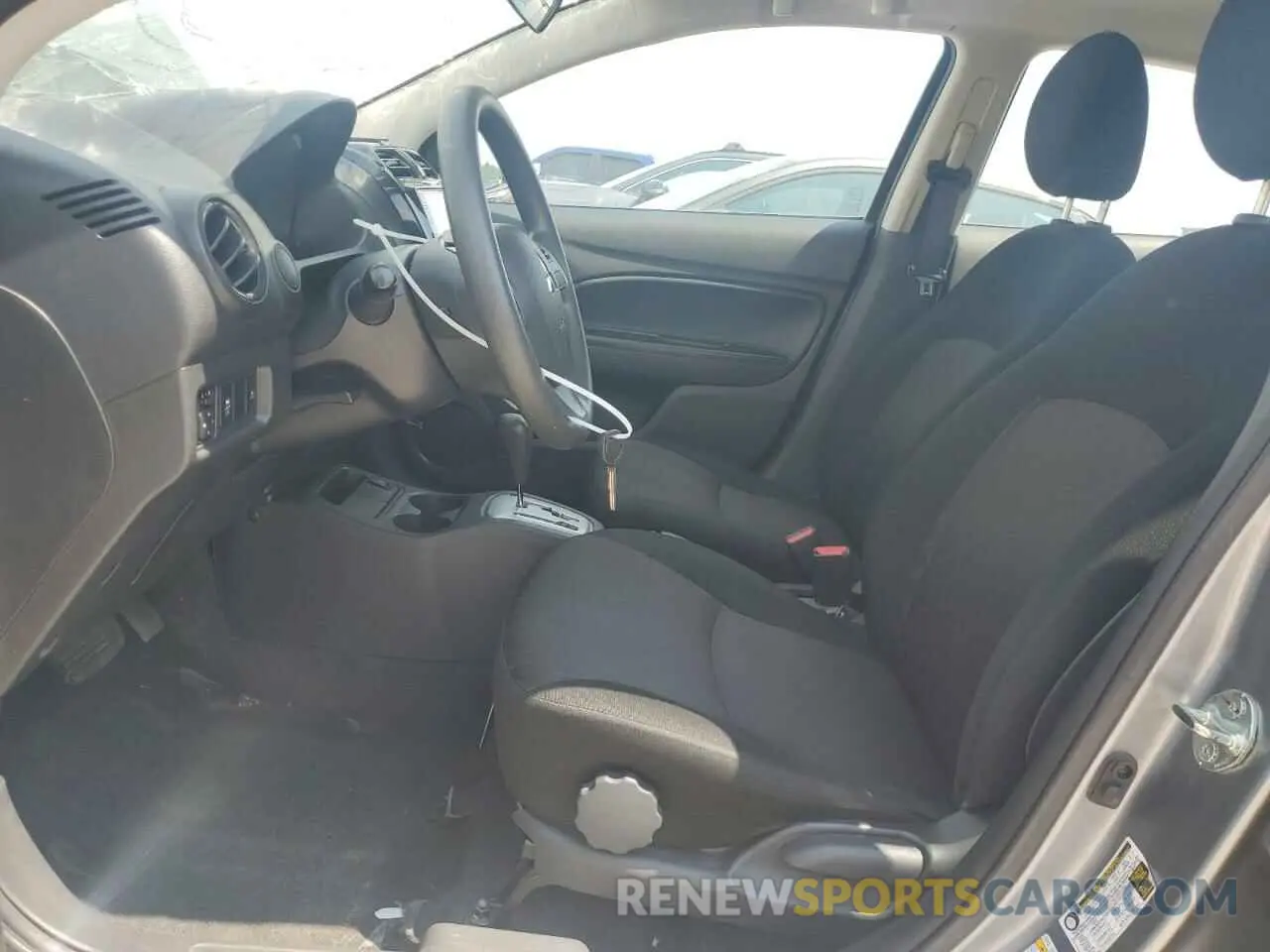 7 fotografías del automóvil dañado ML32AUHJ0MH011598 MITSUBISHI MIRAGE 2021