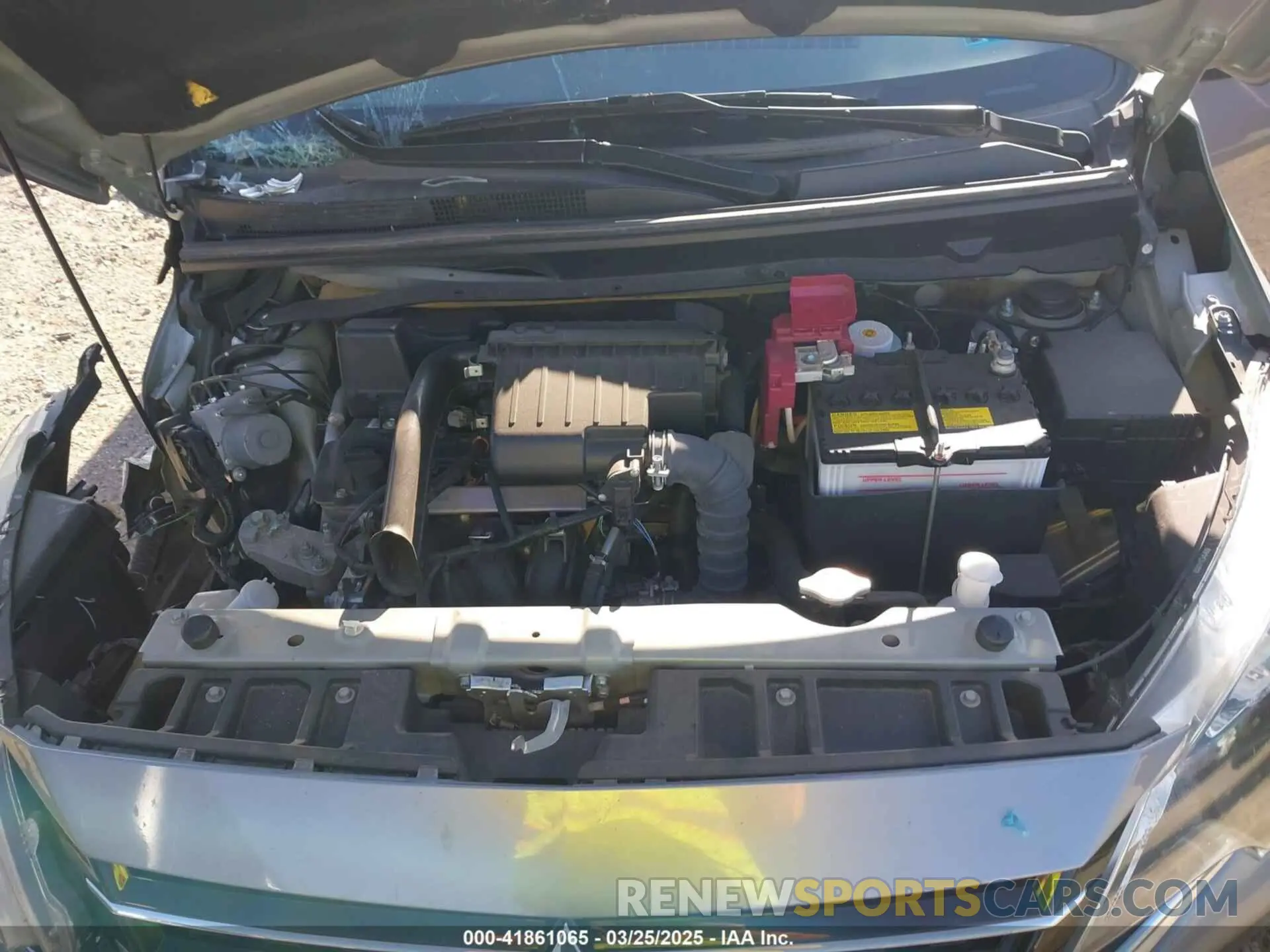 10 fotografías del automóvil dañado ML32AUHJ0MH011603 MITSUBISHI MIRAGE 2021