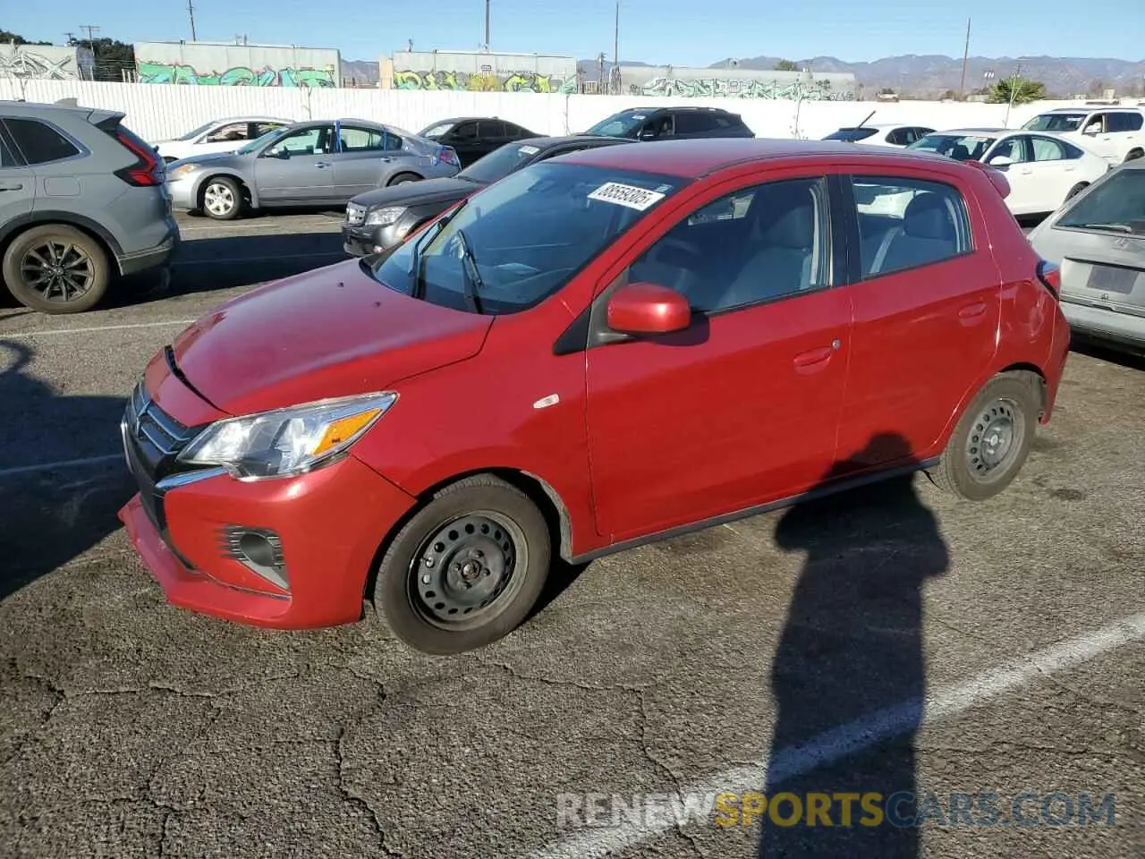 1 fotografías del automóvil dañado ML32AUHJ1MH003106 MITSUBISHI MIRAGE 2021