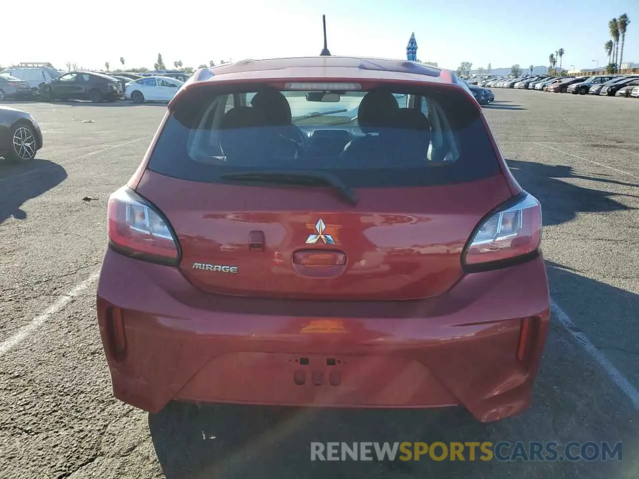 6 fotografías del automóvil dañado ML32AUHJ1MH003106 MITSUBISHI MIRAGE 2021