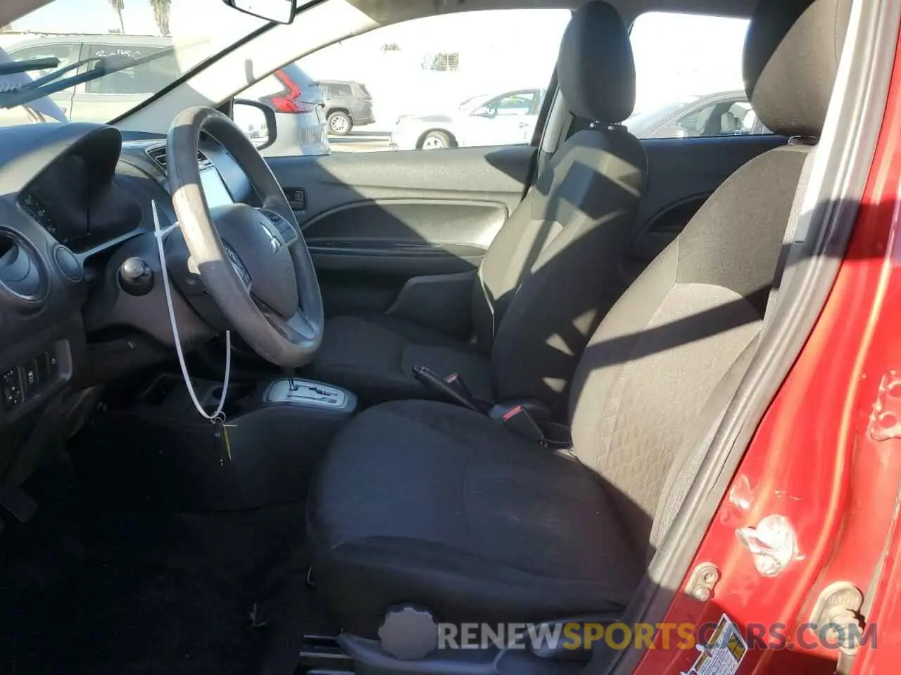 7 fotografías del automóvil dañado ML32AUHJ1MH003106 MITSUBISHI MIRAGE 2021