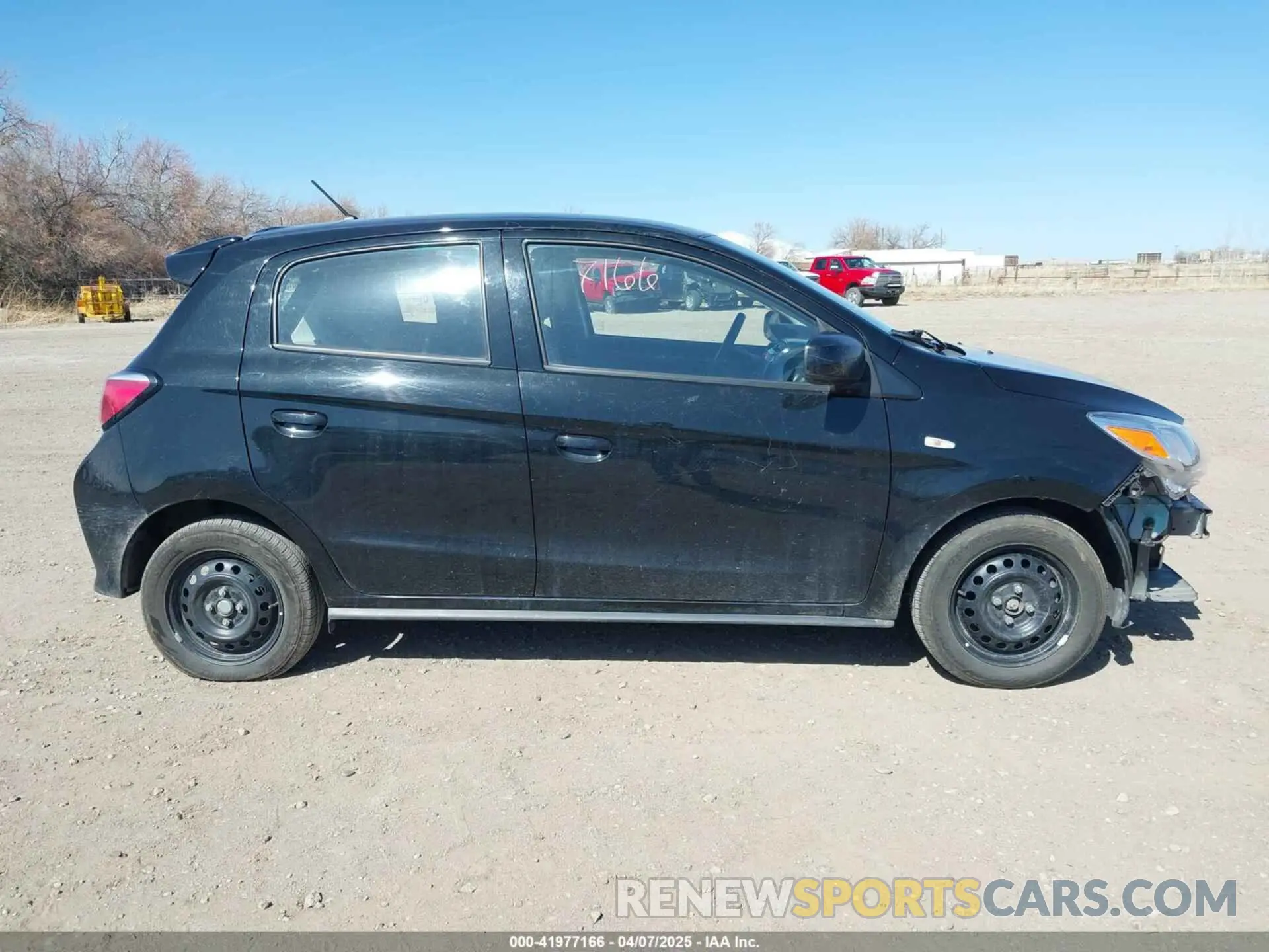 14 fotografías del automóvil dañado ML32AUHJ1MH006894 MITSUBISHI MIRAGE 2021