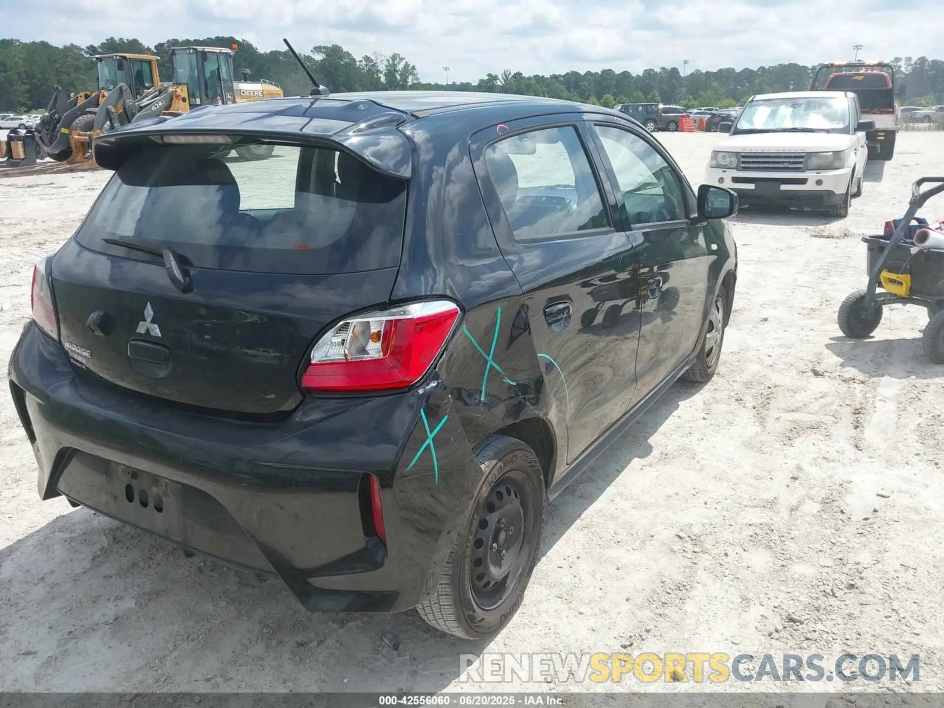 4 fotografías del automóvil dañado ML32AUHJ1MH007222 MITSUBISHI MIRAGE 2021