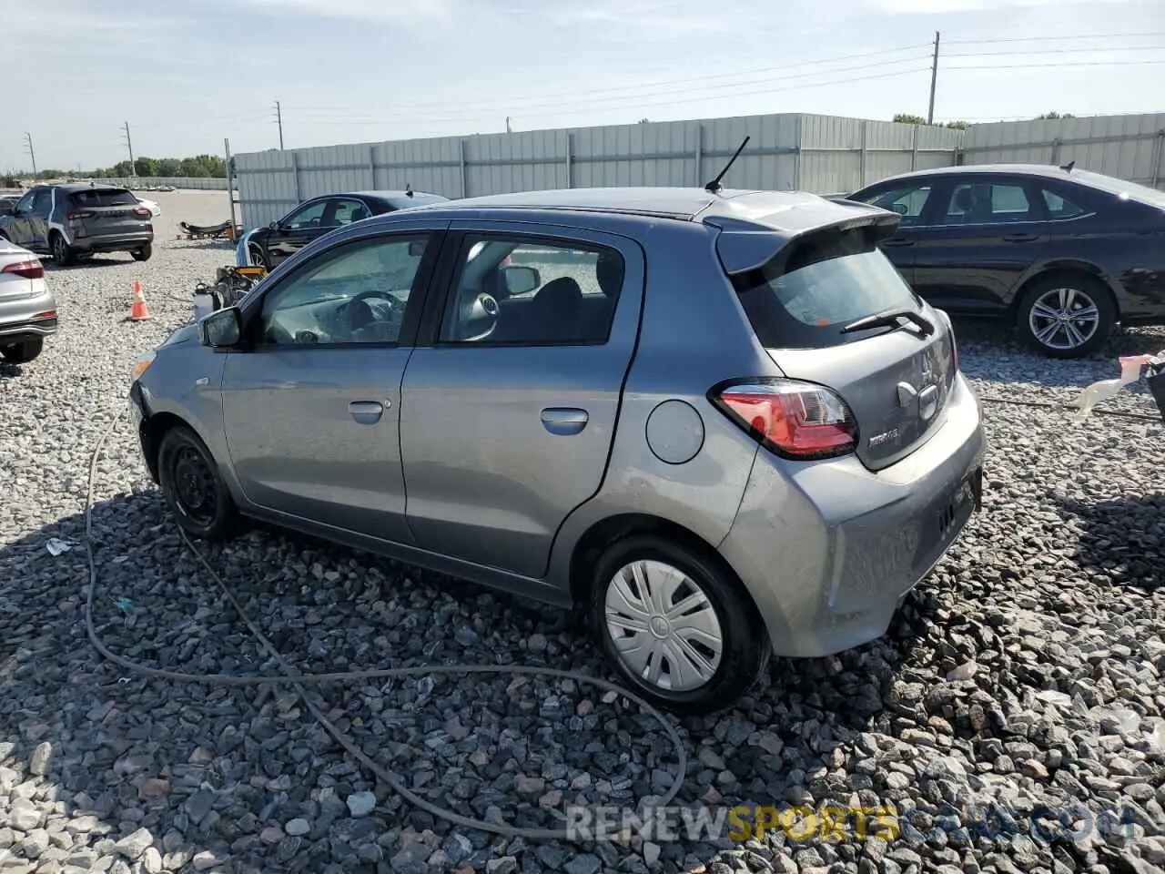 2 fotografías del automóvil dañado ML32AUHJ1MH008905 MITSUBISHI MIRAGE 2021