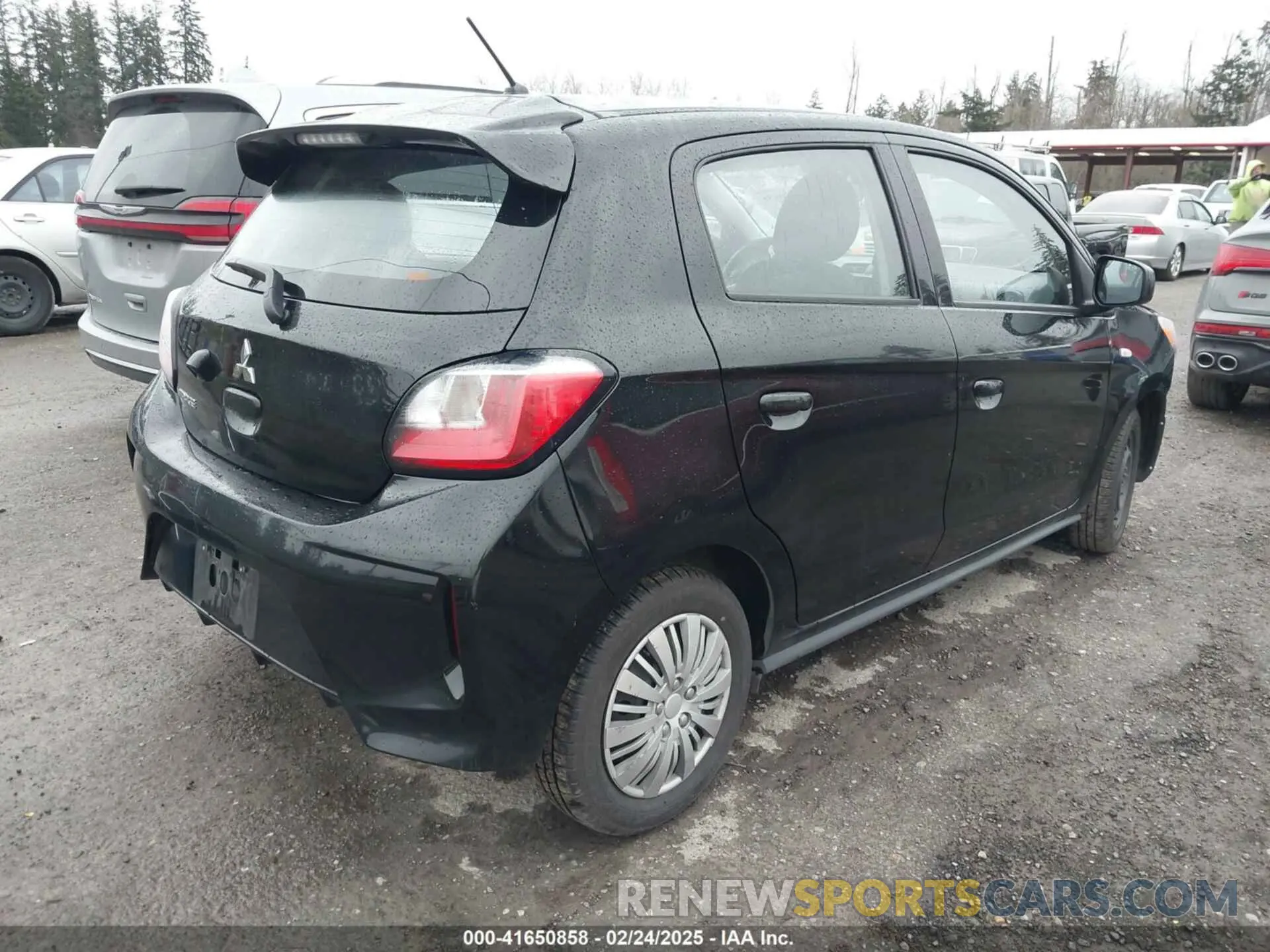 4 fotografías del automóvil dañado ML32AUHJ1MH012470 MITSUBISHI MIRAGE 2021