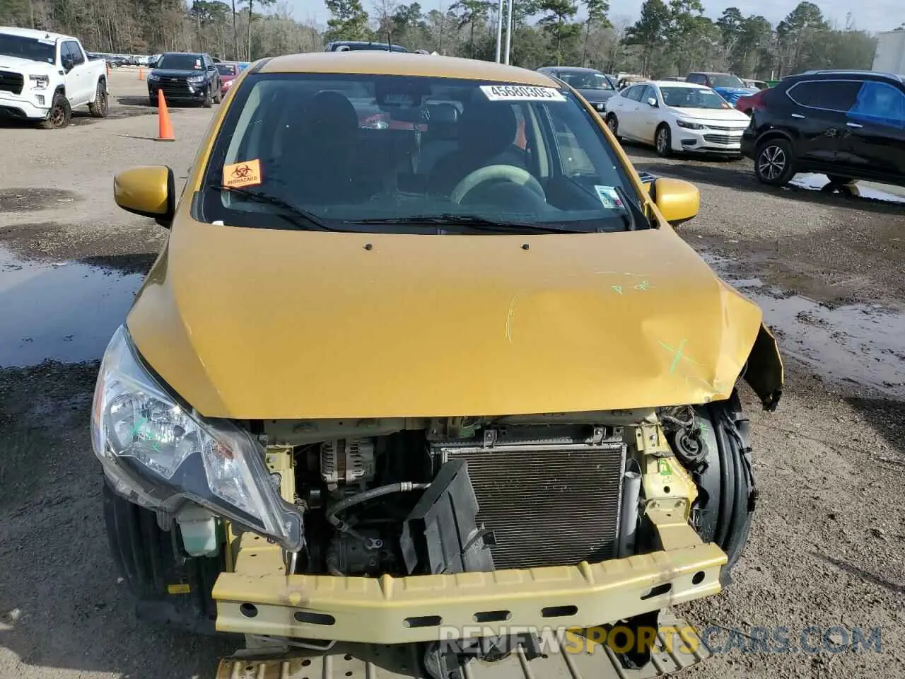 5 fotografías del automóvil dañado ML32AUHJ2MH001154 MITSUBISHI MIRAGE 2021