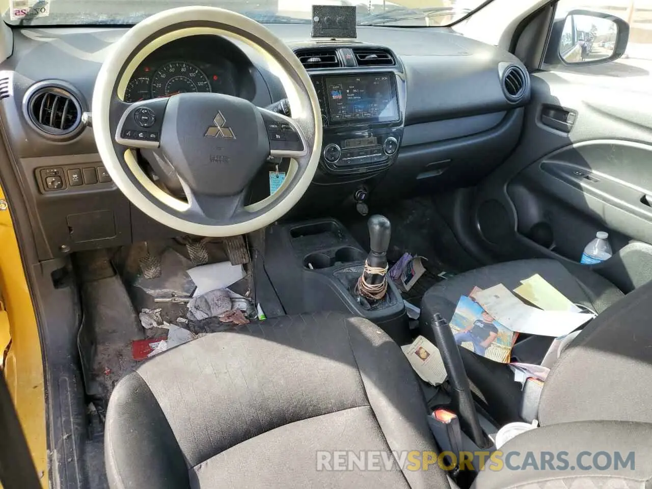 8 fotografías del automóvil dañado ML32AUHJ2MH001154 MITSUBISHI MIRAGE 2021