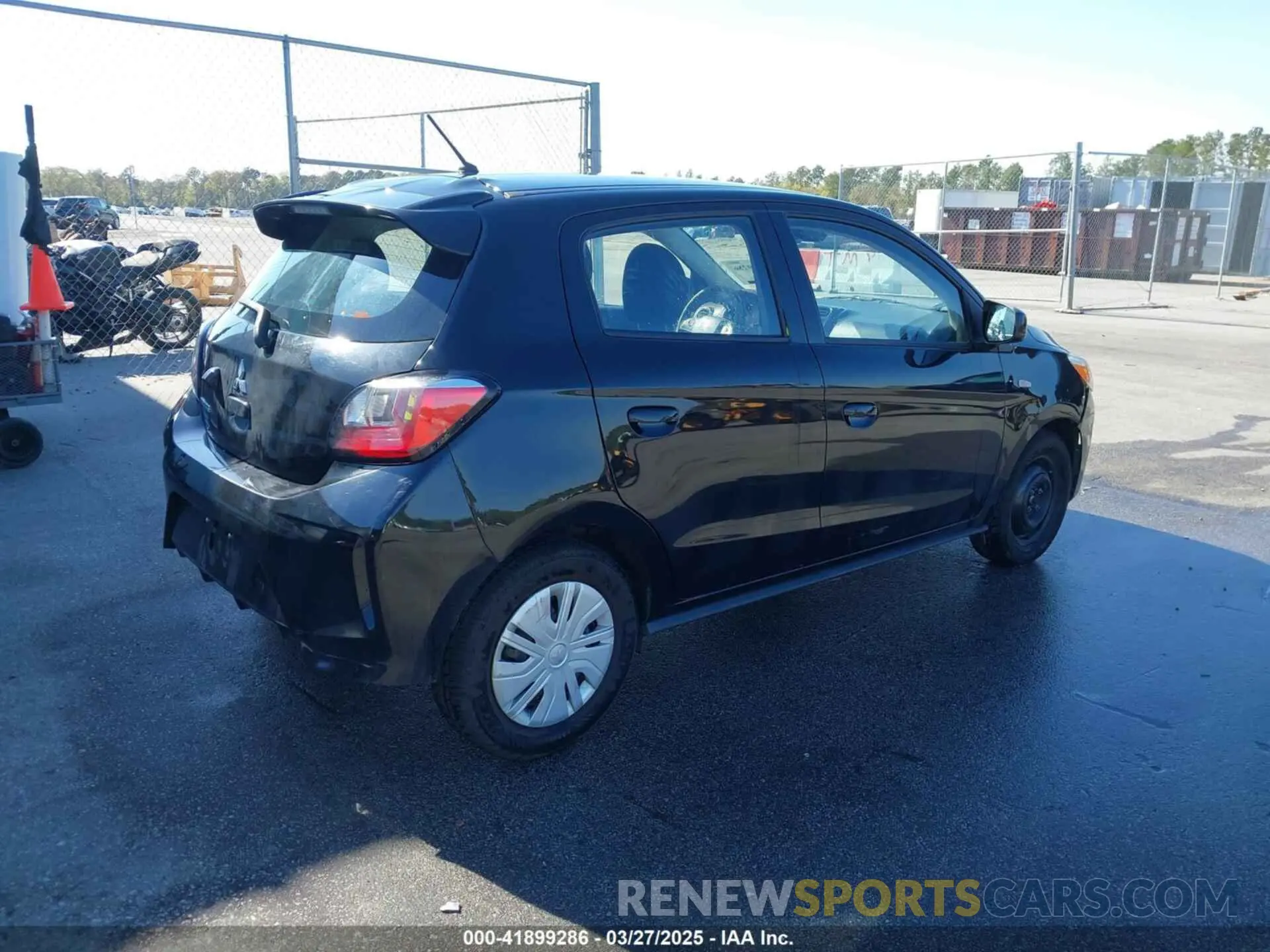 4 fotografías del automóvil dañado ML32AUHJ2MH004720 MITSUBISHI MIRAGE 2021
