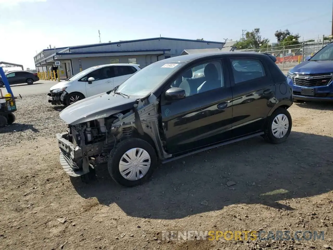 1 fotografías del automóvil dañado ML32AUHJ2MH007570 MITSUBISHI MIRAGE 2021
