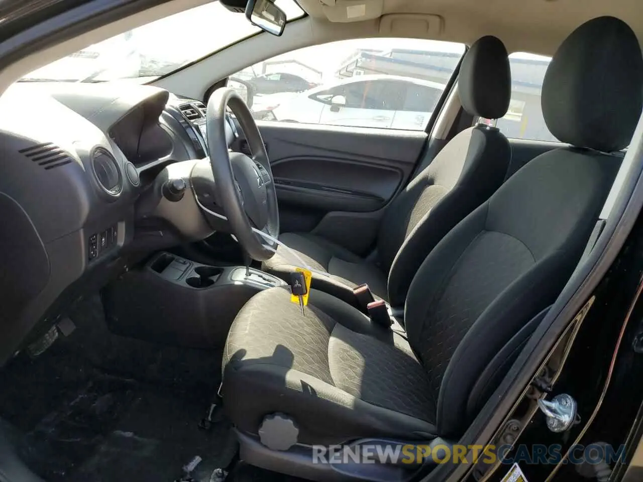 7 fotografías del automóvil dañado ML32AUHJ2MH007570 MITSUBISHI MIRAGE 2021