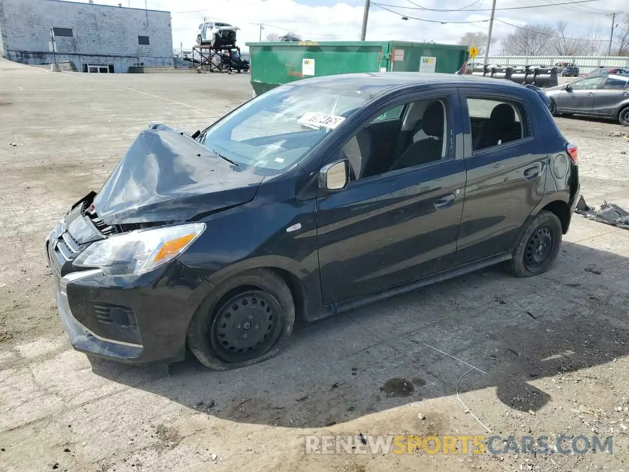 1 fotografías del automóvil dañado ML32AUHJ2MH008525 MITSUBISHI MIRAGE 2021