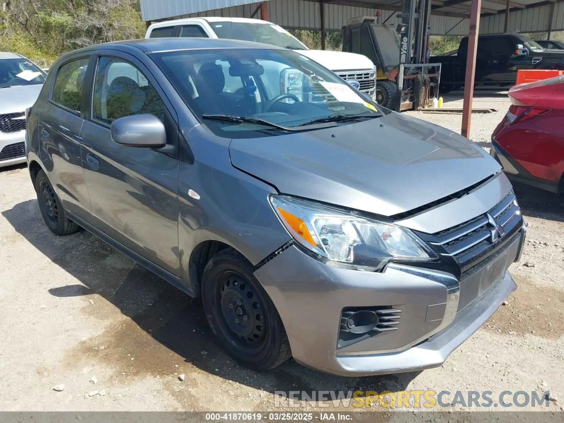 1 fotografías del automóvil dañado ML32AUHJ2MH014048 MITSUBISHI MIRAGE 2021