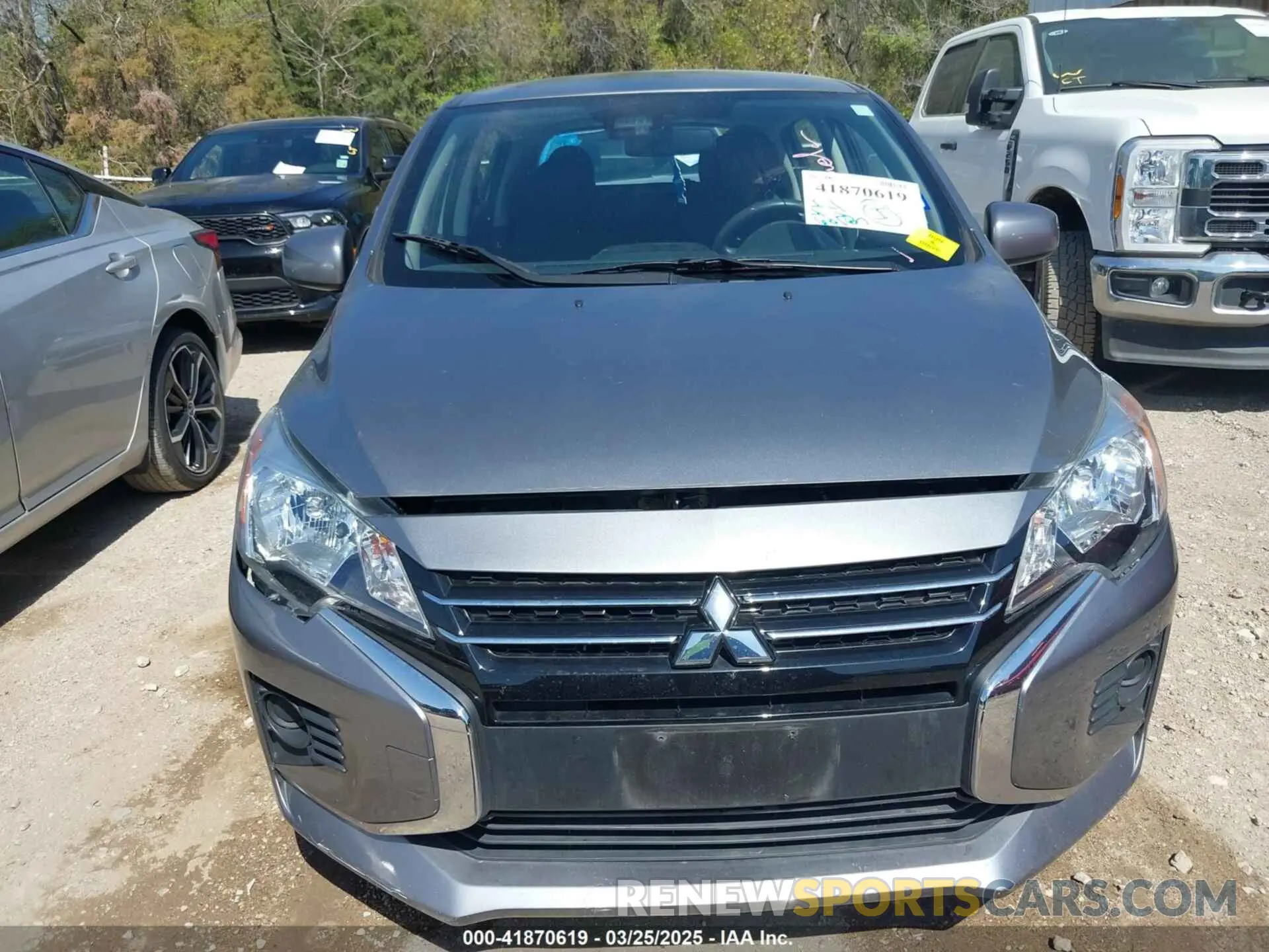12 fotografías del automóvil dañado ML32AUHJ2MH014048 MITSUBISHI MIRAGE 2021