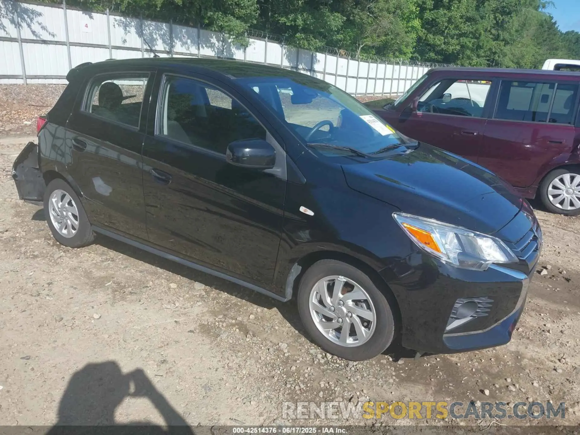 1 fotografías del automóvil dañado ML32AUHJ3MH004323 MITSUBISHI MIRAGE 2021