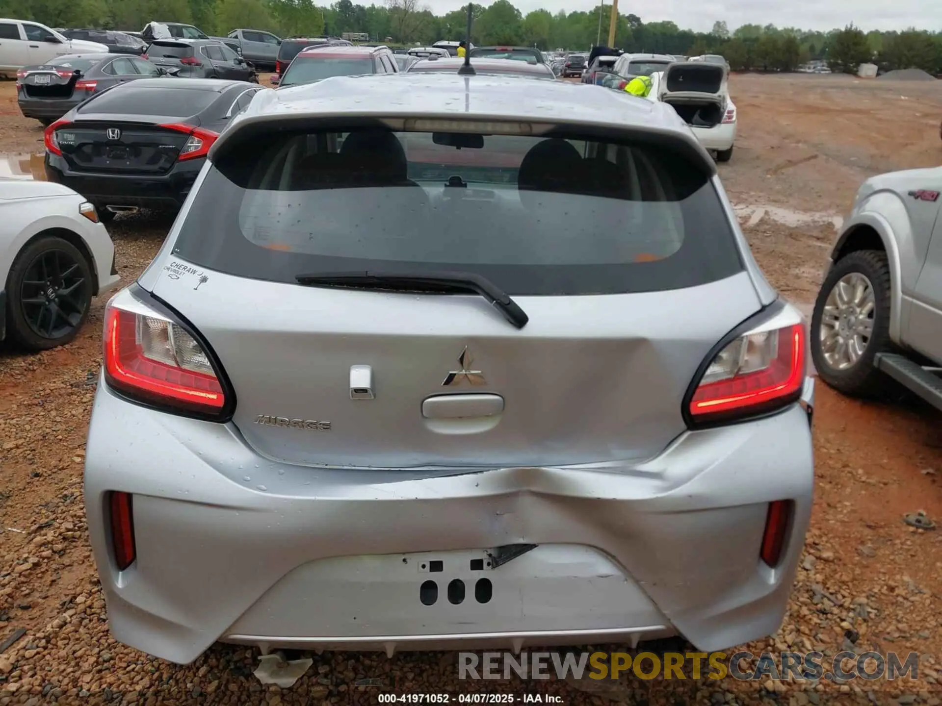 16 fotografías del automóvil dañado ML32AUHJ3MH004953 MITSUBISHI MIRAGE 2021