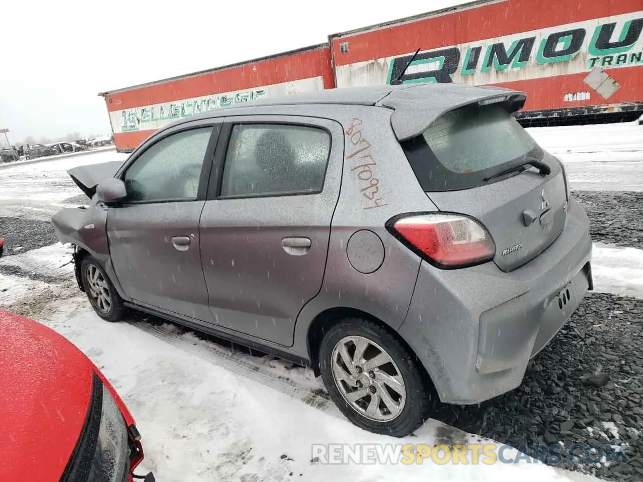2 fotografías del automóvil dañado ML32AUHJ3MH005469 MITSUBISHI MIRAGE 2021