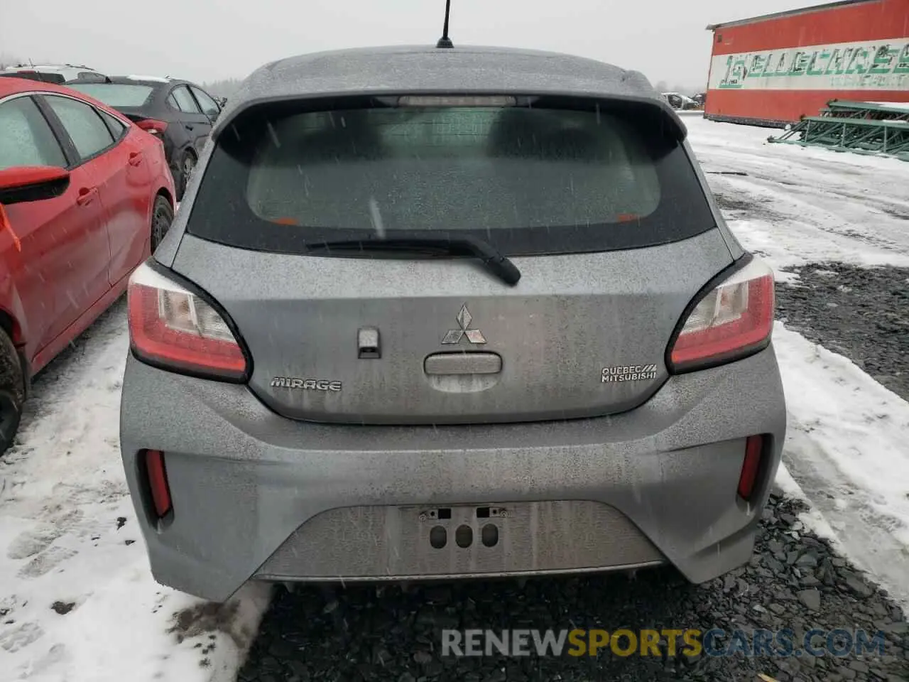 6 fotografías del automóvil dañado ML32AUHJ3MH005469 MITSUBISHI MIRAGE 2021