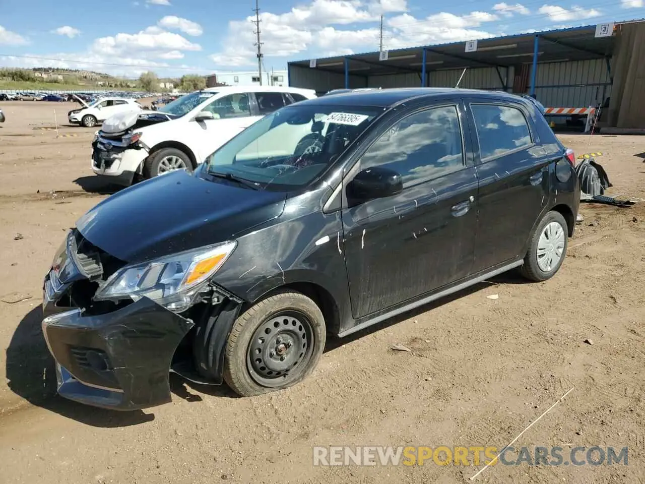 1 fotografías del automóvil dañado ML32AUHJ3MH006637 MITSUBISHI MIRAGE 2021