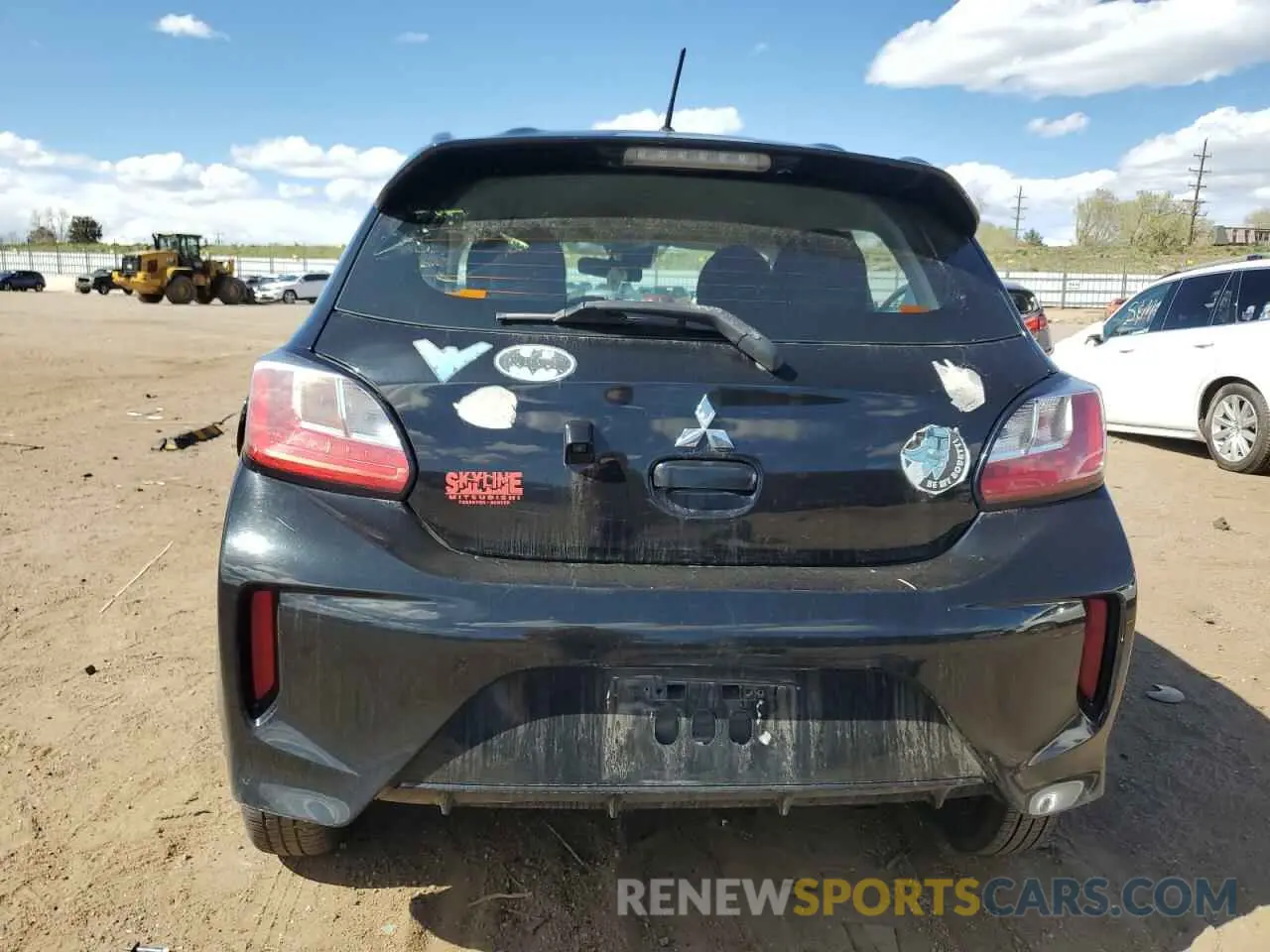 6 fotografías del automóvil dañado ML32AUHJ3MH006637 MITSUBISHI MIRAGE 2021