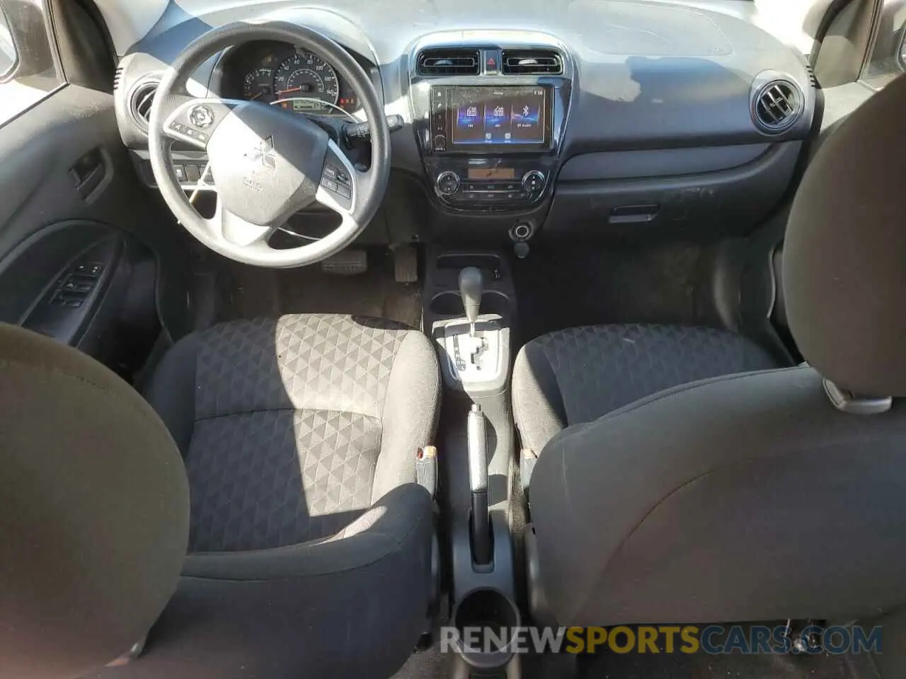 8 fotografías del automóvil dañado ML32AUHJ3MH006637 MITSUBISHI MIRAGE 2021