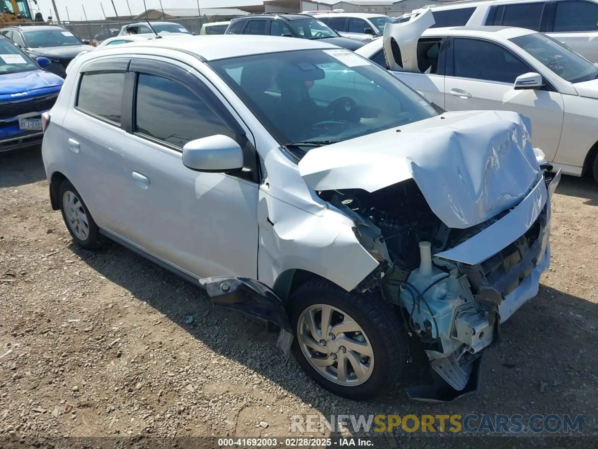 1 fotografías del automóvil dañado ML32AUHJ3MH008548 MITSUBISHI MIRAGE 2021