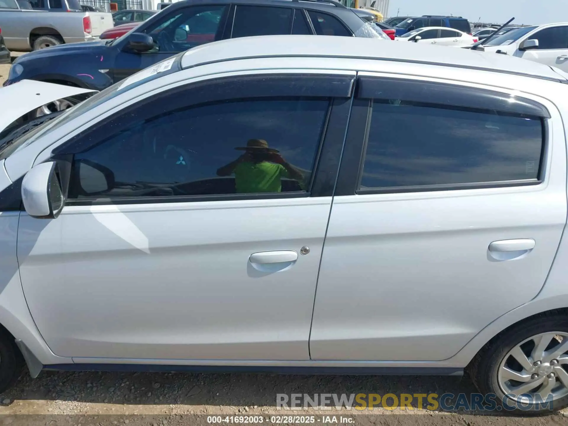 15 fotografías del automóvil dañado ML32AUHJ3MH008548 MITSUBISHI MIRAGE 2021