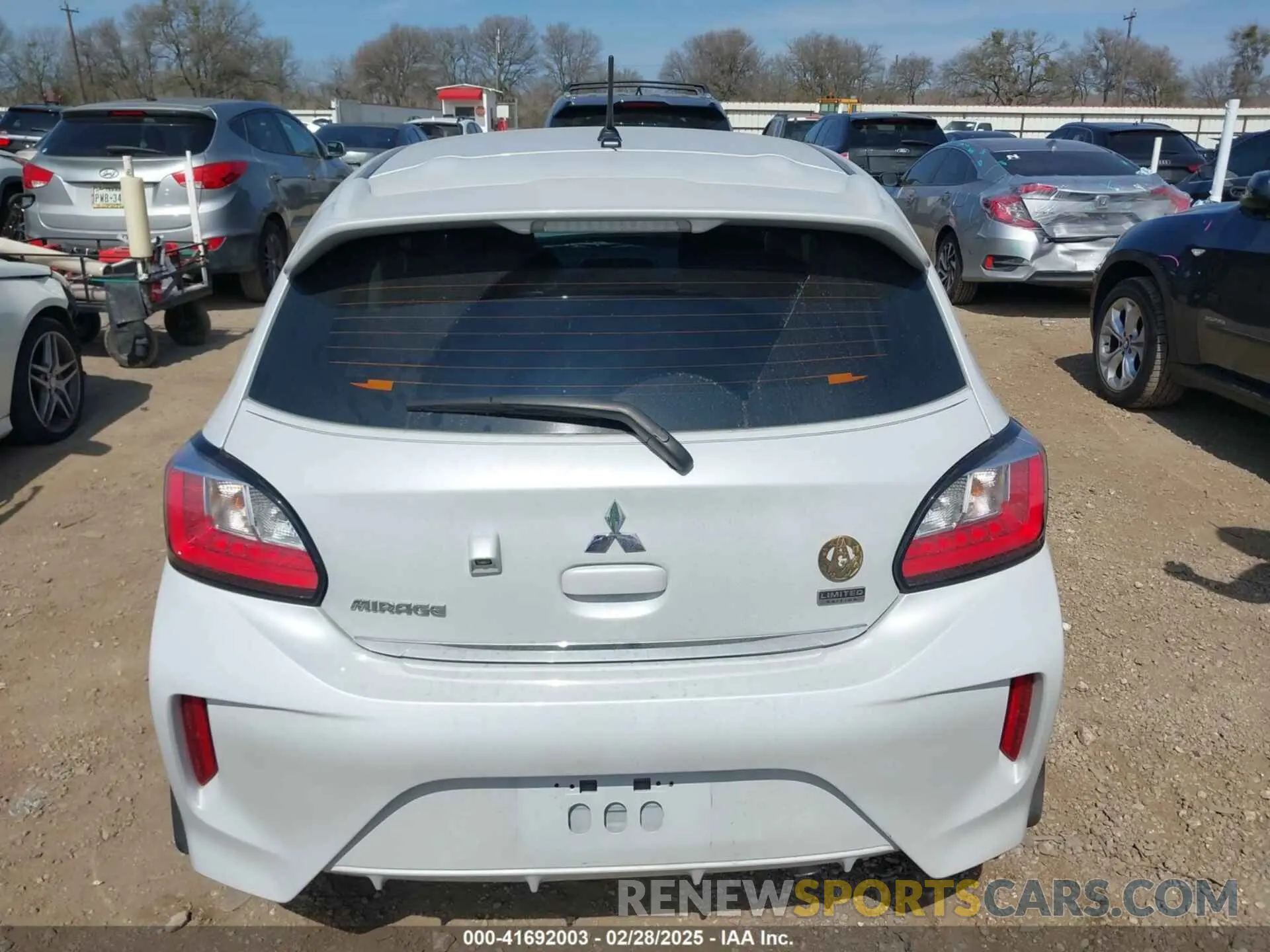 17 fotografías del automóvil dañado ML32AUHJ3MH008548 MITSUBISHI MIRAGE 2021