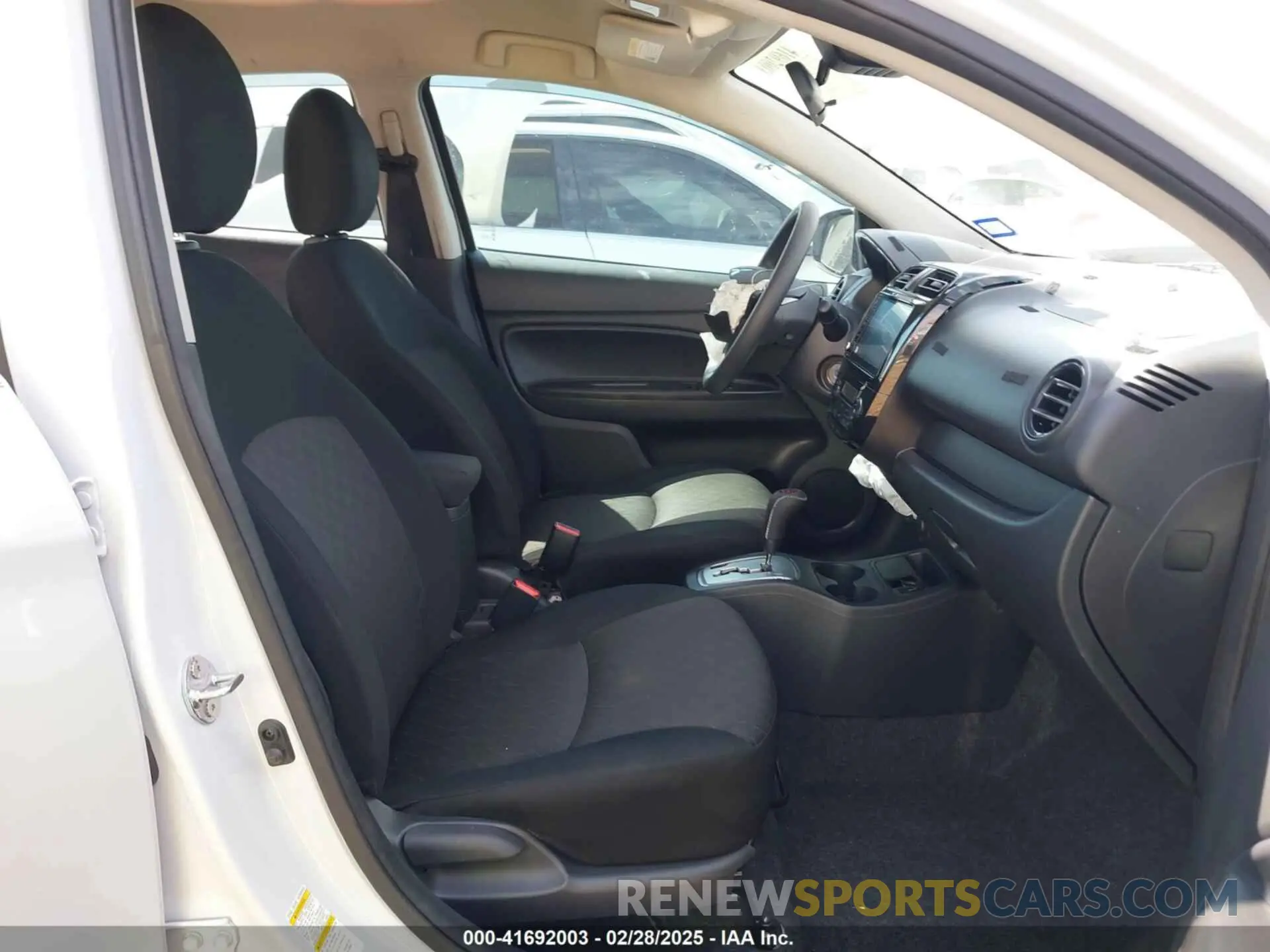 5 fotografías del automóvil dañado ML32AUHJ3MH008548 MITSUBISHI MIRAGE 2021