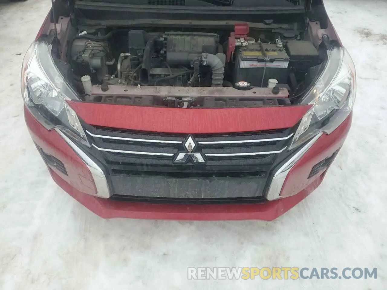 11 fotografías del automóvil dañado ML32AUHJ3MH009604 MITSUBISHI MIRAGE 2021