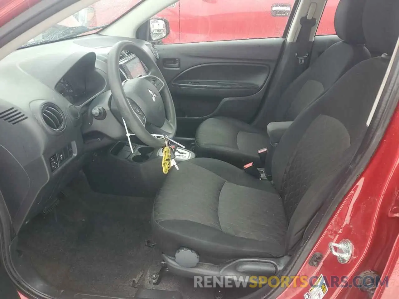 7 fotografías del automóvil dañado ML32AUHJ3MH009604 MITSUBISHI MIRAGE 2021