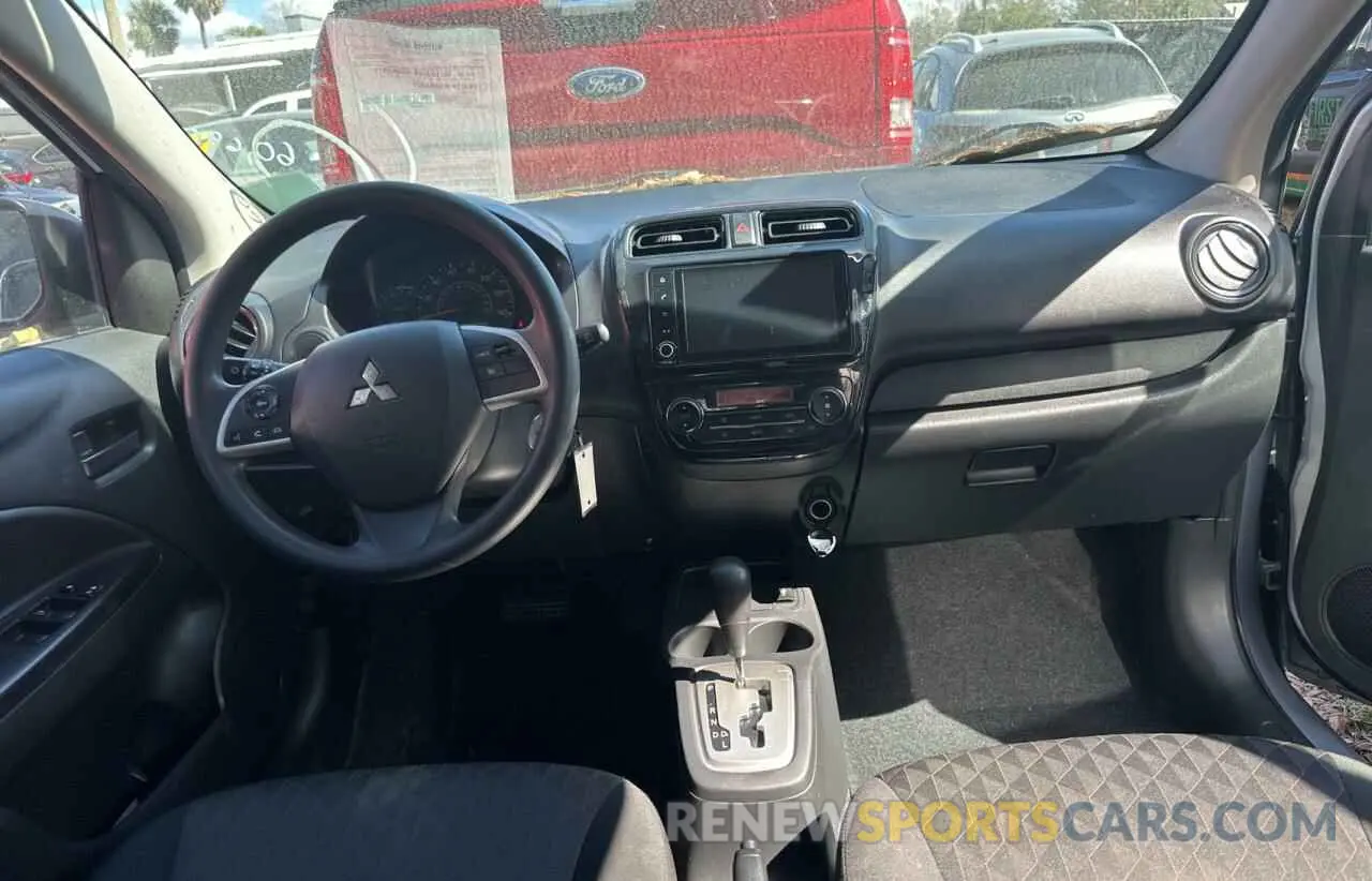 9 fotografías del automóvil dañado ML32AUHJ3MH011398 MITSUBISHI MIRAGE 2021