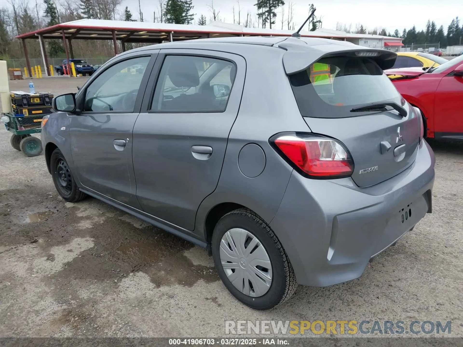 3 fotografías del automóvil dañado ML32AUHJ3MH013961 MITSUBISHI MIRAGE 2021