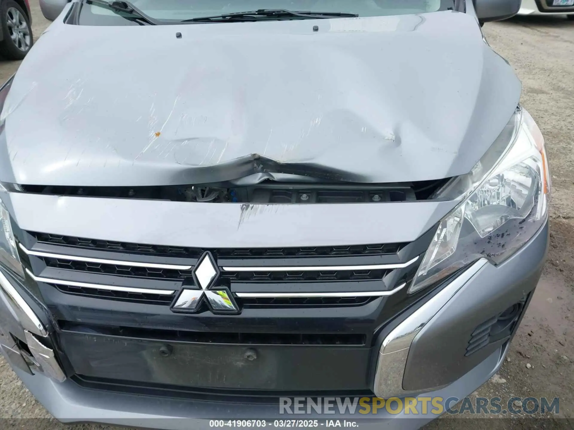 6 fotografías del automóvil dañado ML32AUHJ3MH013961 MITSUBISHI MIRAGE 2021