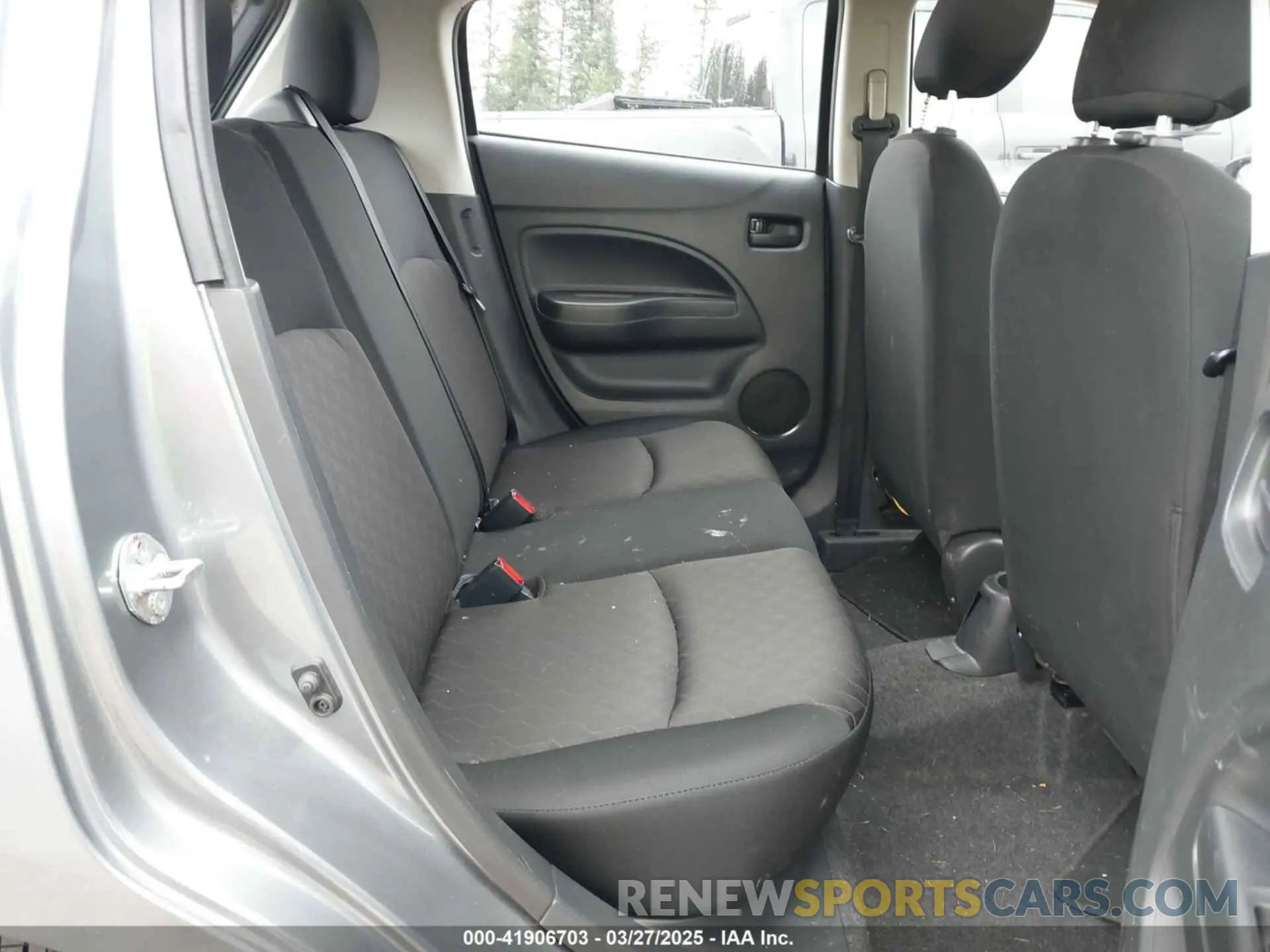8 fotografías del automóvil dañado ML32AUHJ3MH013961 MITSUBISHI MIRAGE 2021