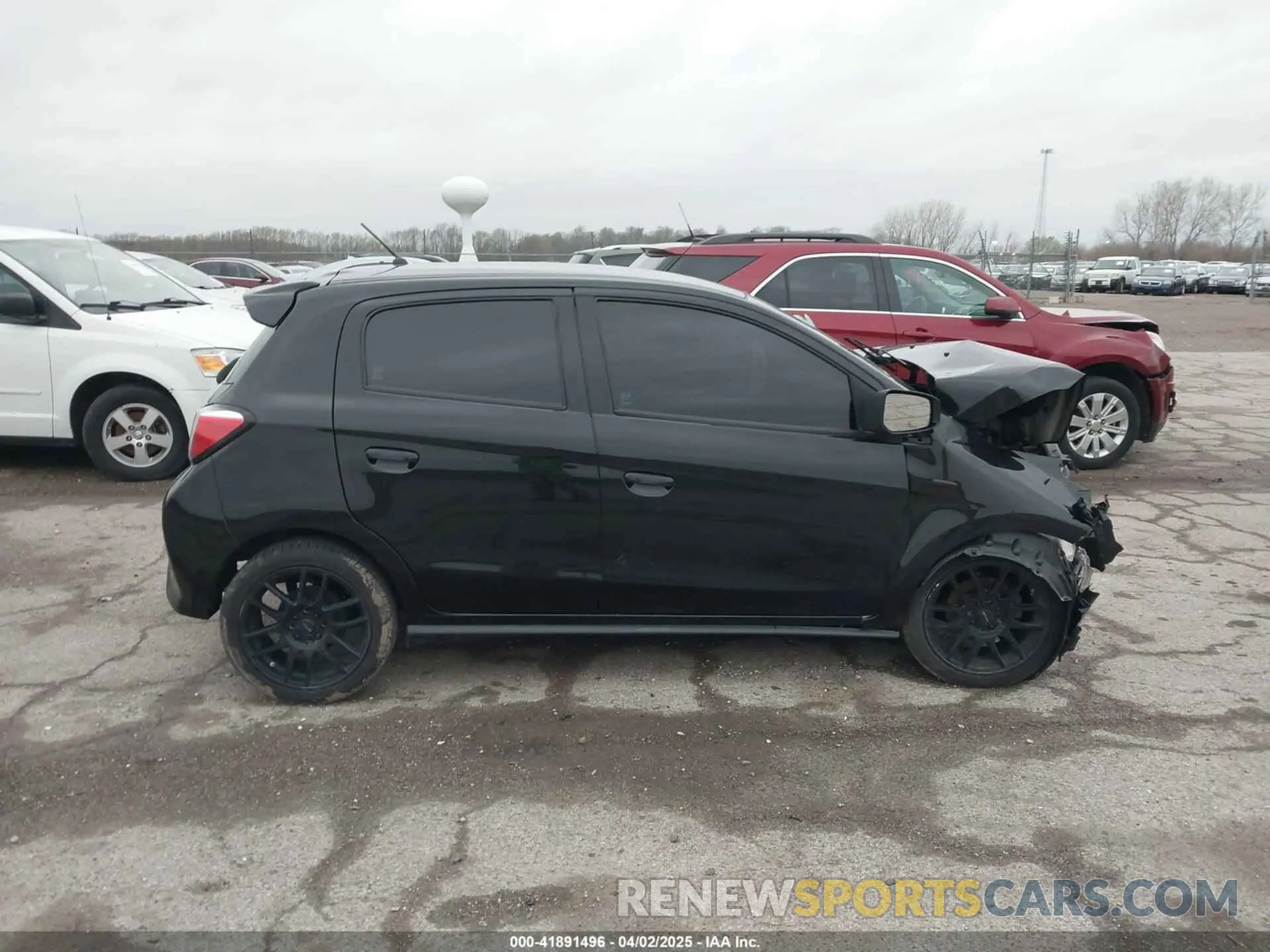 12 fotografías del automóvil dañado ML32AUHJ4MH003780 MITSUBISHI MIRAGE 2021