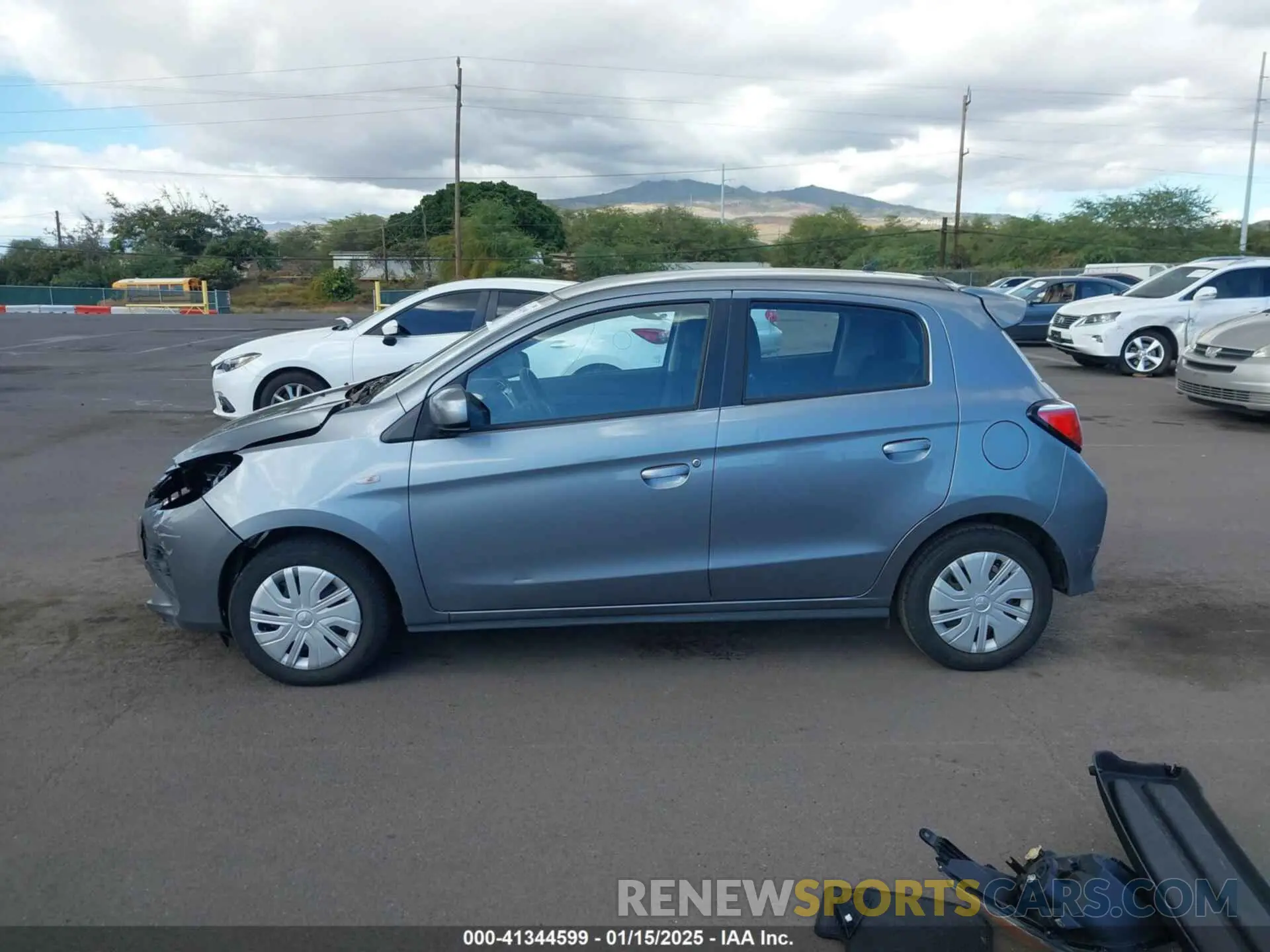 15 fotografías del automóvil dañado ML32AUHJ4MH007442 MITSUBISHI MIRAGE 2021