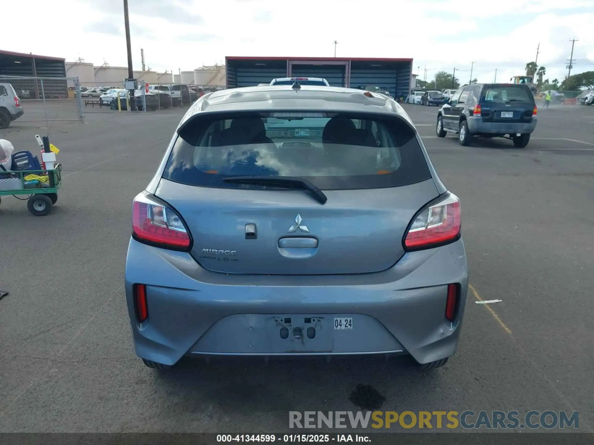 17 fotografías del automóvil dañado ML32AUHJ4MH007442 MITSUBISHI MIRAGE 2021